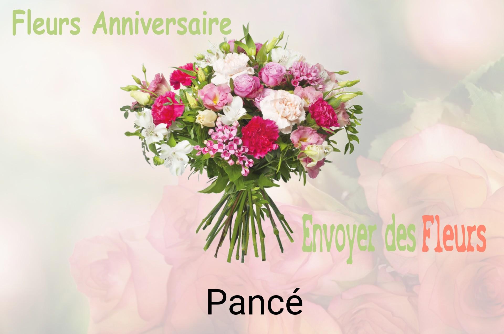 Bouquet de fleurs d’anniversaire livré à Pancé