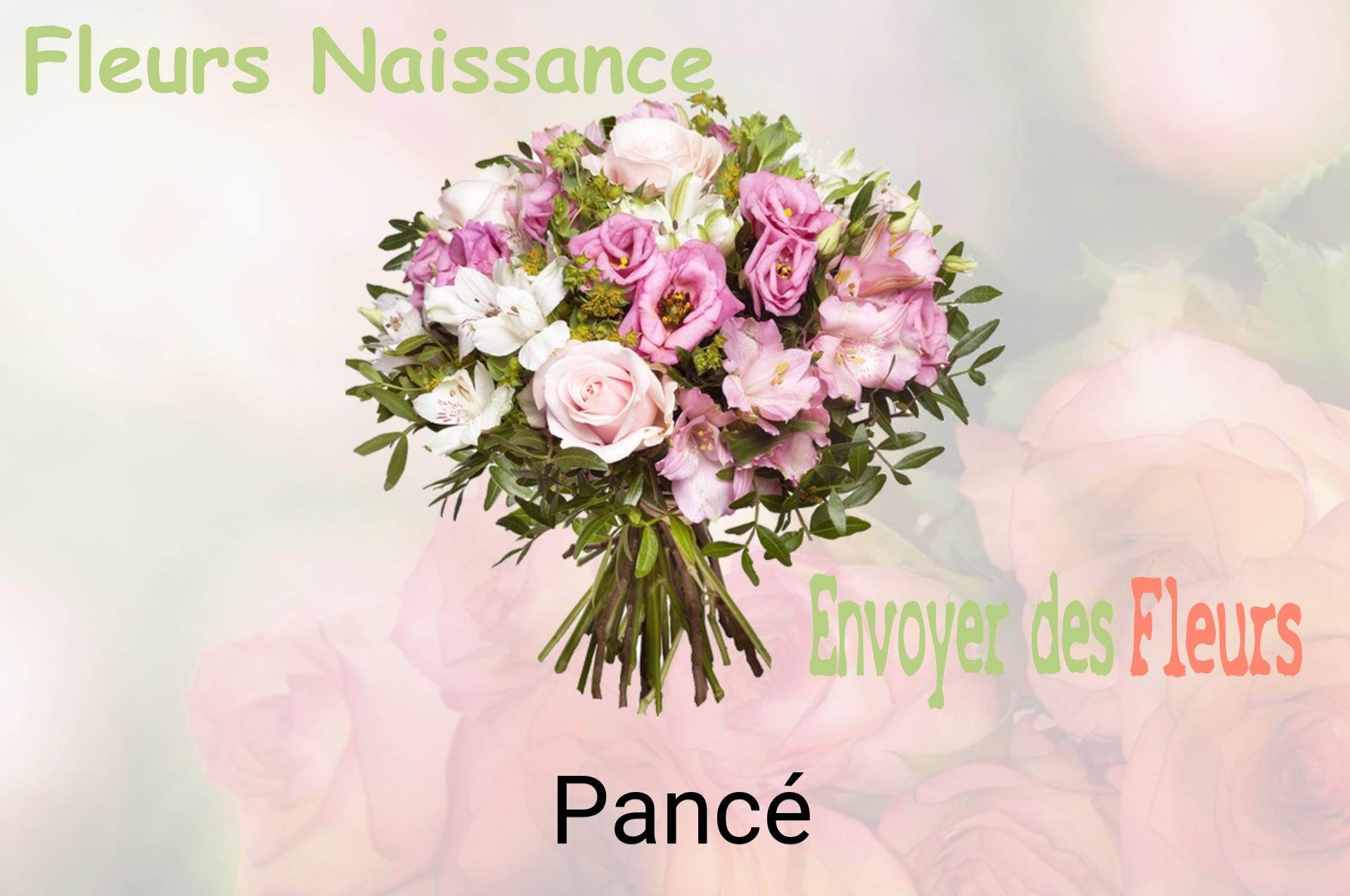 Bouquet de fleurs de naissance livré à Pancé